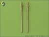 Master AM-48-015 German aircraft machine gun MG 151 (20mm) barrels (2pcs) (1:48)